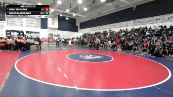 100 lbs Cons. Round 1 - Emily Mayorga, Eisenhower vs Annyssa Morales, Camarillo