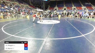 118 lbs Cons 16 #2 - Kaiya Maggini, CA vs Stevie Joyce Martin, CA