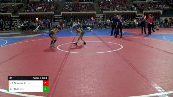 66 lbs Quarterfinal - Isabella Staniforth, Darkhorse Wrestling Club vs Liv Flack, Belgrade Wrestling Club