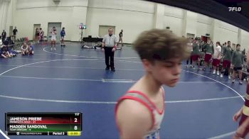 125 lbs Round 5 (6 Team) - Cayden Neisen, Minnesota Gold vs Sawyer Greenstreet, Team Oregon