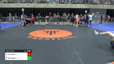 167 lbs Semifinal - Nicolas Zamaloff, Wall, NJ vs Brandon Breidegan, Fredericksburg, PA