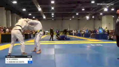 MARCUS A LARRIEU vs CRISTIANO RIBEIRO DA COSTA 2021 World Master IBJJF Jiu-Jitsu Championship