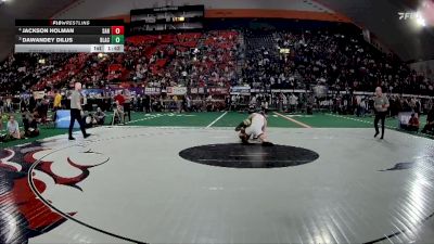 5A 215 lbs 1st Place Match - Jackson Holman, Sandpoint vs Dawandey Dilus, Blackfoot