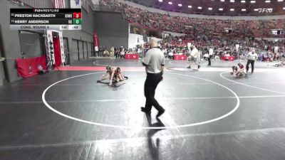 115 lbs Cons. Round 4 - Henry Anderson, Bloomer Colfax vs Preston Hackbarth, Sussex Sabercats Wrestling Club