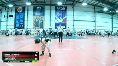 80 lbs Rd# 1 9:00am Friday - Ryker Leonard, Westshore D.S. vs Jake Kurtz, Maryland Gold