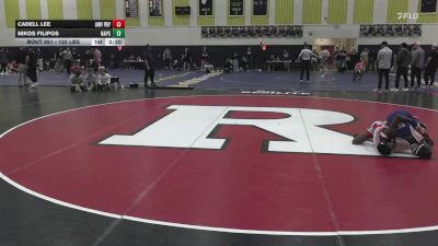 125 lbs Final - Cadell Lee, USMAPS vs Nikos Filipos, Naval Academy Prep School