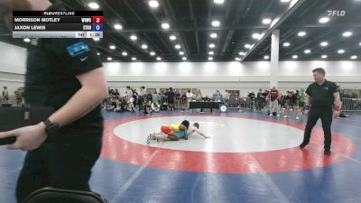 100 lbs 5th Place Match - Morrison Motley, Warmup Gang Wrestling Club vs Jaxon Lewis, Stronghold