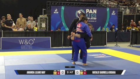 Amanda Liliane May vs Natalie Gabriella Bisaha 2025 Pan Kids Jiu-Jitsu IBJJF Championship