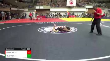 106 lbs Quarterfinal - Dominic Simon, Primal Wrestling Club vs Dylan Barnes, LAWC/Chaminade