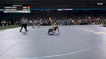 D3-132 lbs Cons. Round 3 - Bradyn Curtis, Frankenmuth vs Micah Curtiss, Shepherd HS