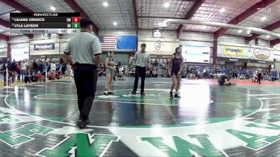 120 lbs Cons. Round 1 - Lyla Layson, Damonte Ranch vs Liliana Orozco, Cimarron Memorial