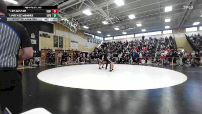 144 lbs Semifinal - Leo Moore, Ridgefield vs Jaeckez Mendez, East Hartford