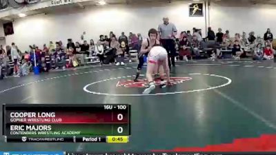 100 lbs Cons. Round 3 - Cooper Long, Gopher Wrestling Club vs Eric Majors, Contenders Wrestling Academy