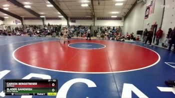 113 lbs Quarterfinal - Slader Gangwish, Kelly Walsh vs Carson Bergstreser, Buffalo