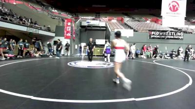 100 lbs Riley Rivera, IEWA - Inland Empire Wrestling Association vs Paige Peters, TCWA - Tri-Counties Wrestling Association