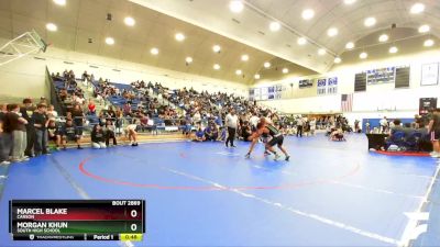 157 lbs Cons. Round 3 - Marcel Blake, Carson vs Morgan Khun, South High School