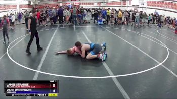 132 lbs Quarterfinal - James Strange, Millard South Wrestling Club vs Zane Woodward, Nebraska