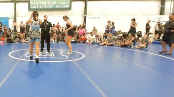 71 lbs Rr Rnd 6 - Abigail Eggleston, VA Killers - W vs Belicia Manuel, Michigan Wrestling Academy - W