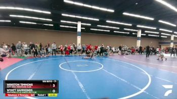 71 lbs Round 3 - Wyatt Hammonds, Southern Style Wrestling Club vs Winston Timmons, Katy Area Wrestling Club