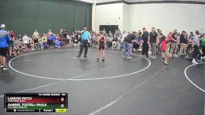 80 lbs Quarterfinal - Landon Patch, Hard Rock Rams vs Gabriel Postell-paulk, Columbia Knights