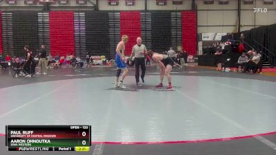 133 lbs Cons. Semi - Paul Ruff, University Of Central Missouri vs Aaron Ohnoutka, Iowa Western