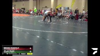 126 lbs Round 2 (6 Team) - Brooks McDonald, Bad Natured Rodents vs Rylan Milian, Patriots WC Green