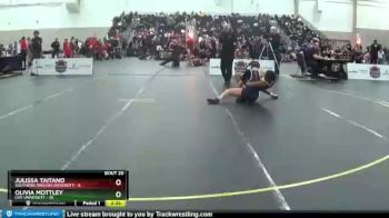 136 lbs Semis & 3rd Wb (16 Team) - Julissa Taitano, Southern Oregon University vs Olivia Mottley, Life University