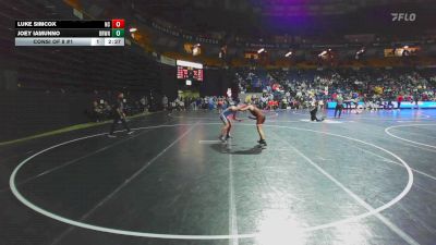 141 lbs Consi Of 8 #1 - Luke Simcox, North Carolina vs Joey Iamunno, Brown