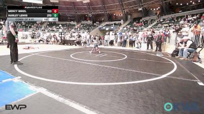 43 lbs Consi Of 8 #1 - Mercy Mikel, Pitbull Wrestling Academy vs Harley Lewis, Sperry Wrestling Club