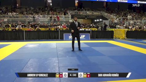 Andrew G P Gonzalez vs Davi Abrahão Romão 2025 Pan Kids Jiu-Jitsu IBJJF Championship