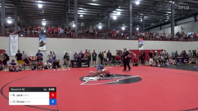 65 kg Round Of 32 - Ryan Jack, Wolfpack Wrestling Club vs Caleb Gross, Jackrabbit Wrestling Club