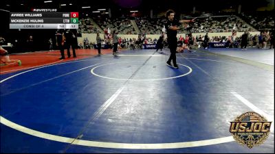 98 lbs Consi Of 4 - Aviree Williams, Powerhouse Gold vs McKenzie Huling, L-Town Titans