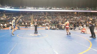 4A 132 lbs Quarterfinal - Carson Manuel, Central Davidson High School vs Cameron Gue, Mount Pleasant High School