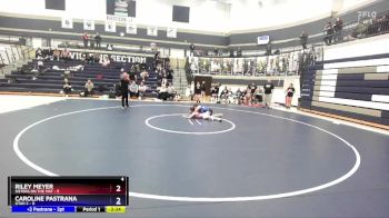 105 lbs Round 3 (4 Team) - Riley Meyer, Sisters On The Mat vs Caroline Pastrana, Utah 2