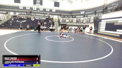 105 lbs Round 3 (4 Team) - Riley Meyer, Sisters On The Mat vs Caroline Pastrana, Utah 2