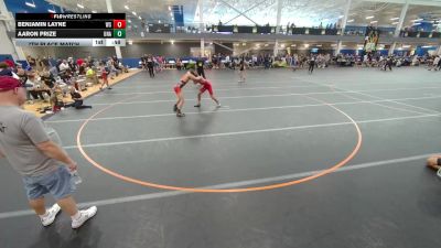 120 lbs 7th Place Match - Aaron Prize, Unattached vs Benjamin Layne, Unattached