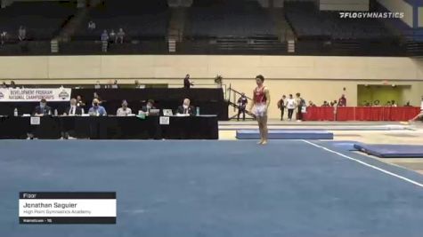 Jonathan Saguier - Floor, High Point Gymnastics Academy - 2021 USA Gymnastics Development Program National Championships