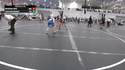113 lbs Round 5 (6 Team) - Luke Bucheimer, Terps Xtreme vs Braedon Ruiz, RedNose