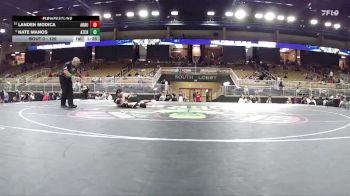 120 lbs Champ. Round 3 - Landen Modica, Archbishop Rummel vs Nate Manos, Athens Christian