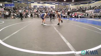 75 lbs Semifinal - Kolbie Davis, Marlow Outlaws vs Tynlie Lewis, Harrah Little League Wrestling