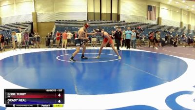 157 lbs Quarterfinal - Bode Terry, PA vs Grady Neal, IL