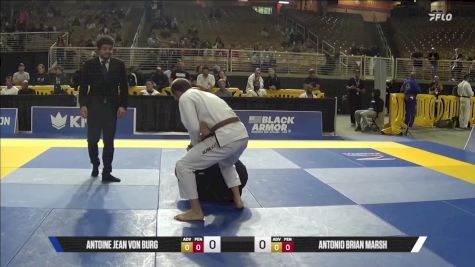 Antonio Brian Marsh vs Antoine Jean Von Burg 2025 Pan Jiu Jitsu IBJJF Championship