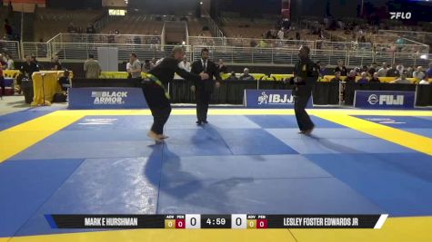 Lesley Foster Edwards Jr vs Mark E Hurshman 2025 Pan Jiu Jitsu IBJJF Championship