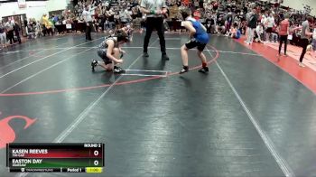 85 lbs Round 2 - Kasen Reeves, Tri-Cap vs Easton Day, Warsaw