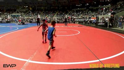 37 lbs Semifinal - Zane Ryley, Sherman Challengers vs Brielle Cablay, Pounders WC