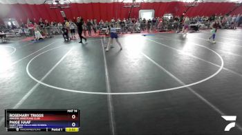 127 lbs Round 2 - Rosemary Triggs, Ringers Wrestling Club vs Paige Haaf, Saint Croix Falls High School Wrestling