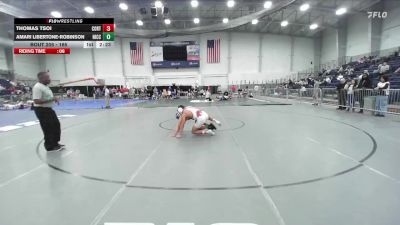 165 lbs Cons. Round 1 - Thomas Tsoi, Cortland vs Amari Libertone-Robinson, Niagara County Community College