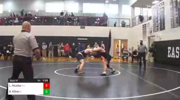 215 lbs Quarterfinal - Leo Muzika, Faith Christian Academy vs Brody Kline, Berks Catholic