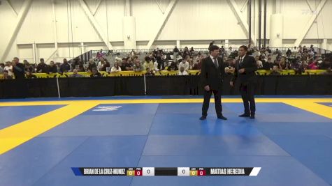 Matias Heredia vs Brian De La Cruz-Munoz 2024 World IBJJF Jiu-Jitsu No-Gi Championship