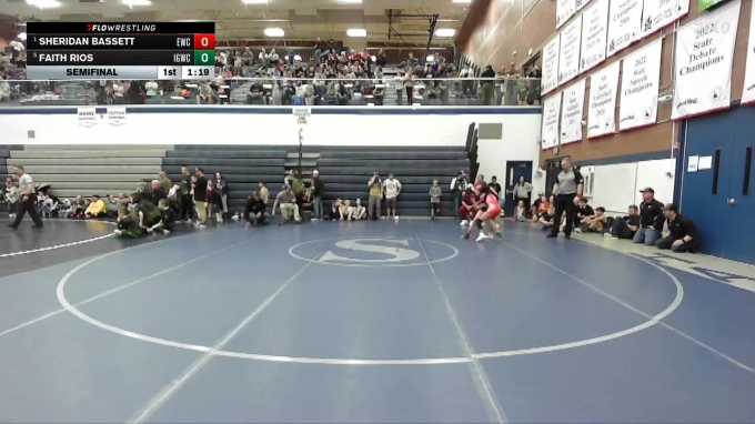 Faith A Rios 87 lbs Semifinal - Sheridan Bassett, Emmett Wrestling Club vs Faith ...